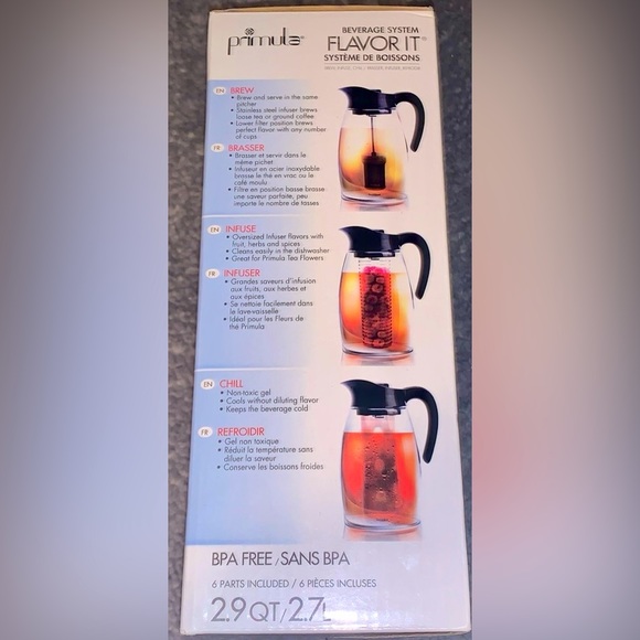 NEW Primula Beverage System Flavor It Infuse 3-in-1 brew, infuse, chill - Picture 2 of 8